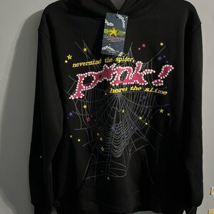 Black Graphic Hoodie